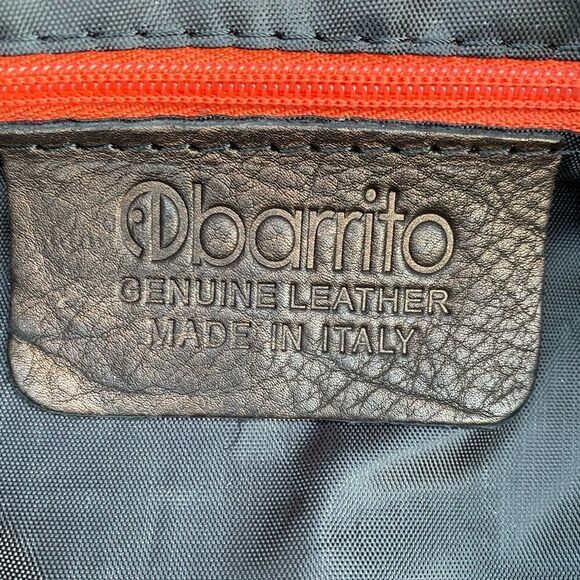 Ebarrito Light Yellow/Cream/White/Multicolor Hobo Leather Bag Made in Italy EUC! - Picture 5 of 8